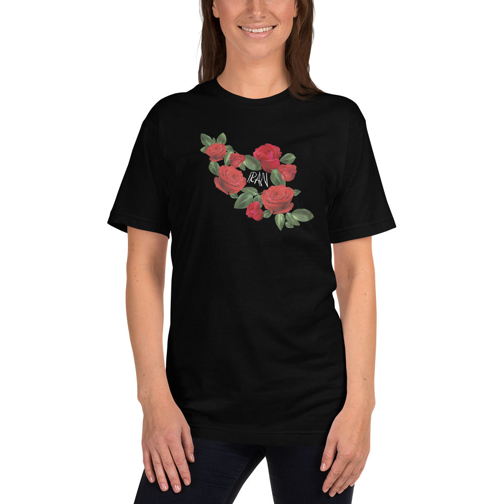 Iran with Roses T-Shirt (Black)