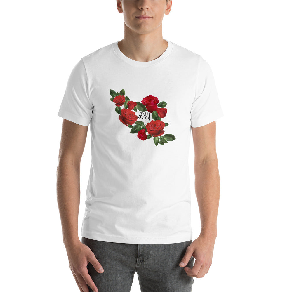 Iran with Roses T-Shirt (White)